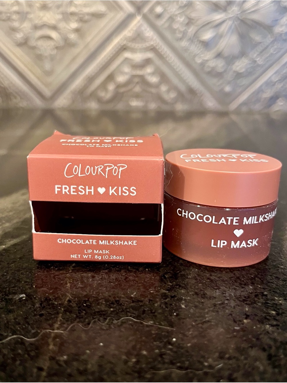 ColourPop Fresh Kiss Chocolate Milkshake Lip Mask - Pinky Brown